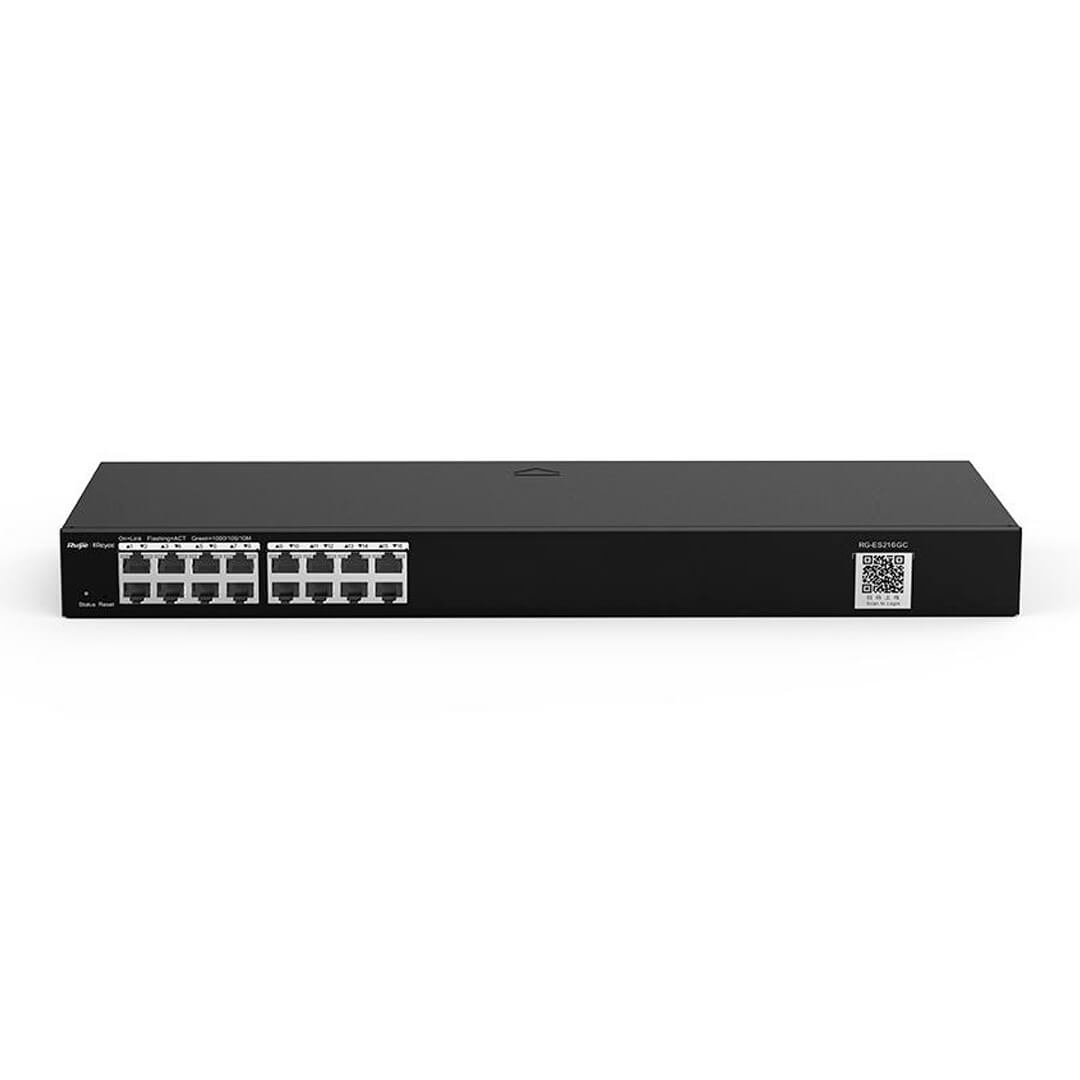 Switch 16 cổng 10/100/1000 BASE-T RUIJIE REYEE RG-ES216GC