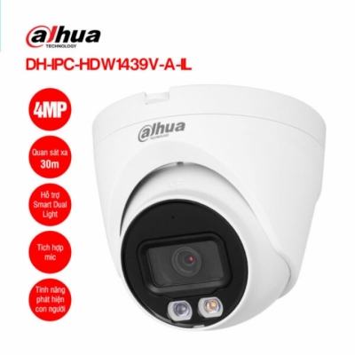 Camera IP DH-IPC-HDW1439V-PV Dahua 4MP, Bán Cầu - Ảnh 3