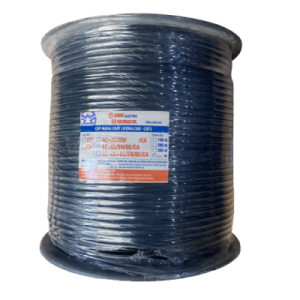 Dây cáp mạng CAT 3 SINO 4 lõi có gia cường có dầu cuộn 500m, dây màu đen